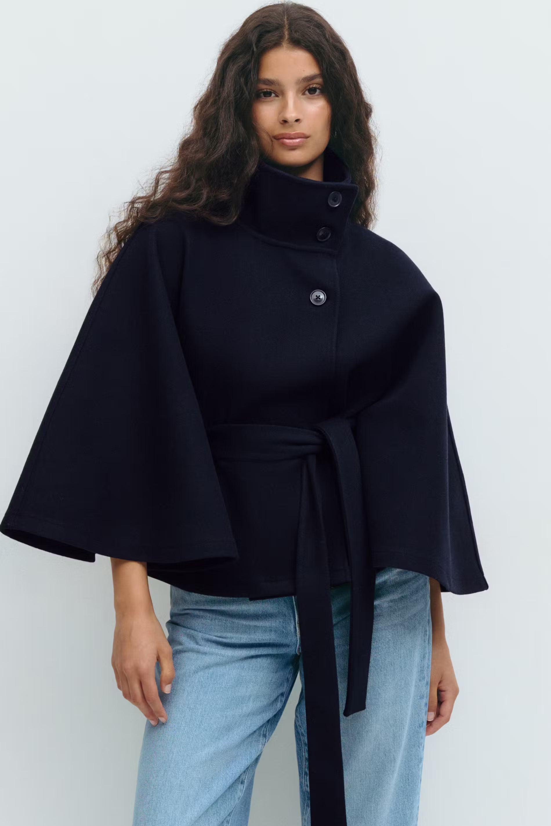 Coléa™ | Cape jacket with belt