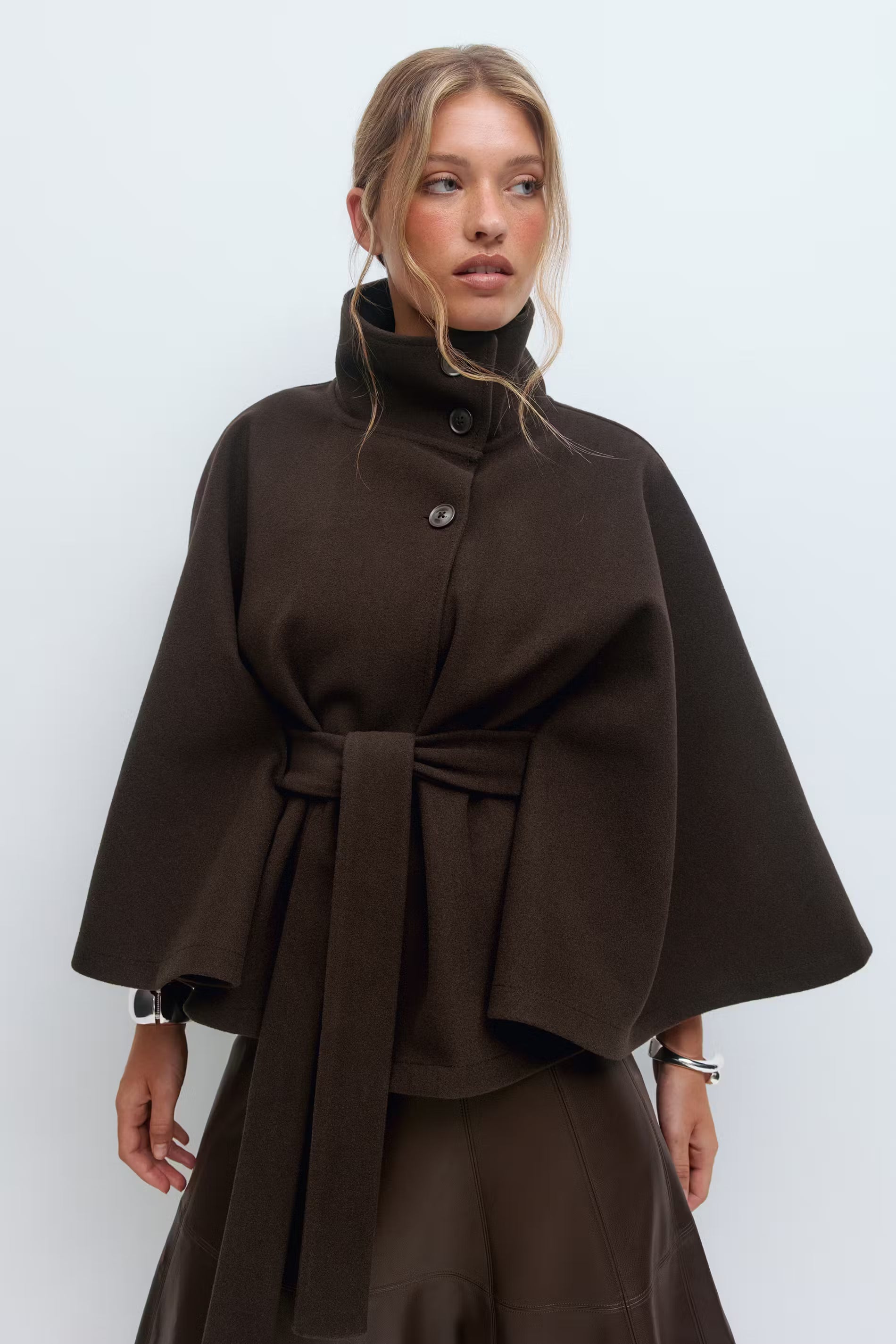 Coléa™ | Cape jacket with belt