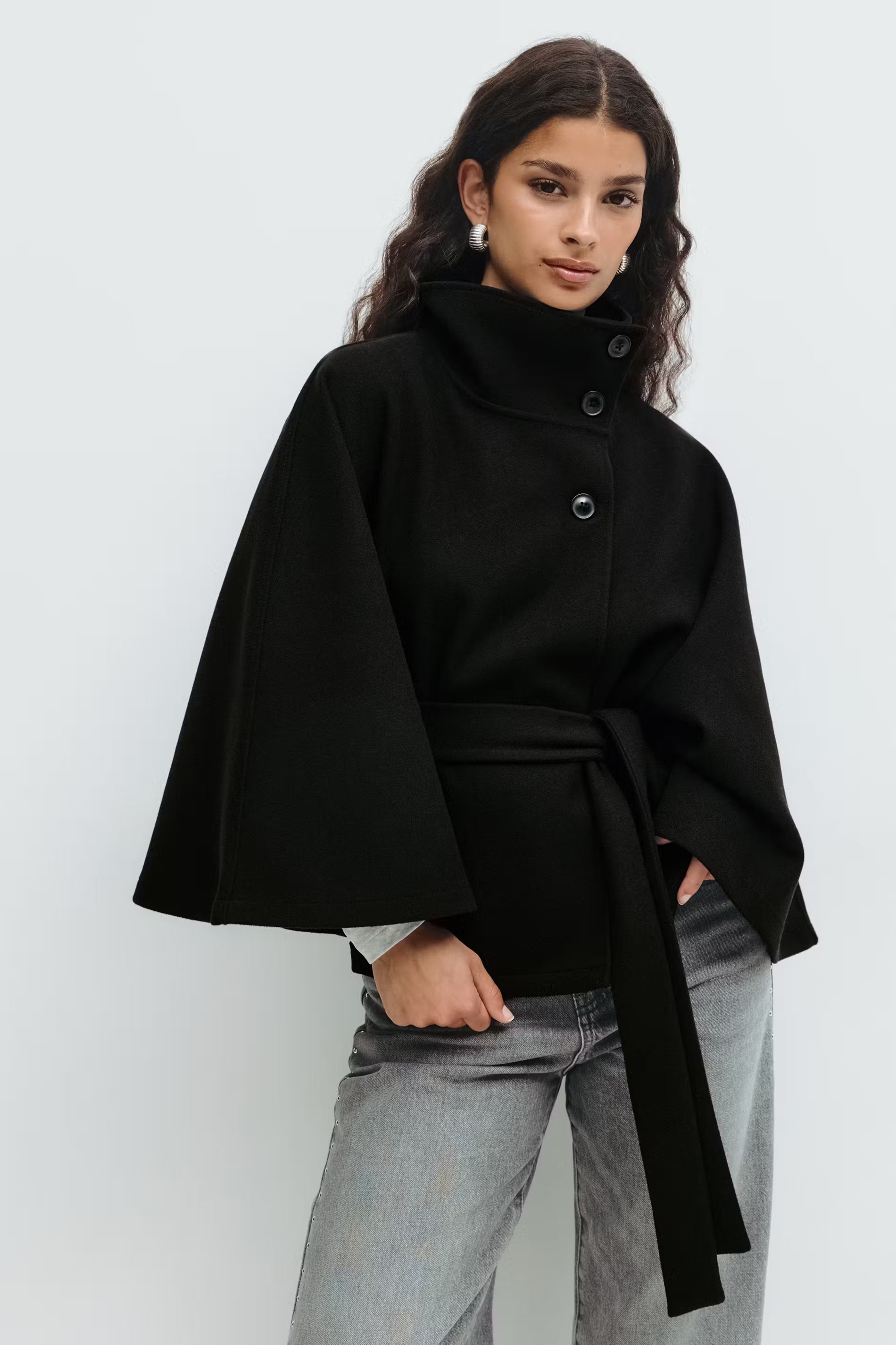 Coléa™ | Cape jacket with belt
