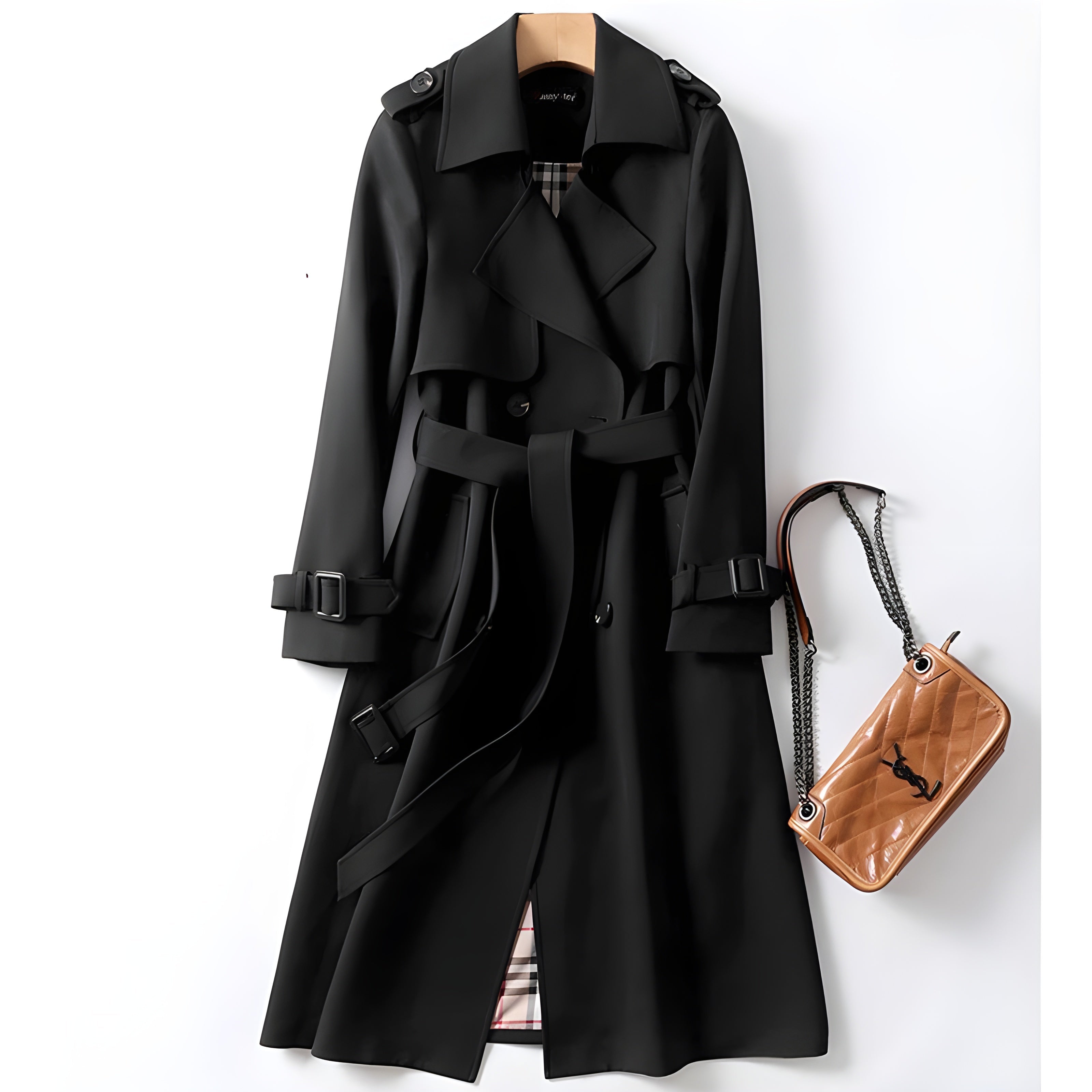 VESPERA – Women’s Double-Breasted Trench Coat