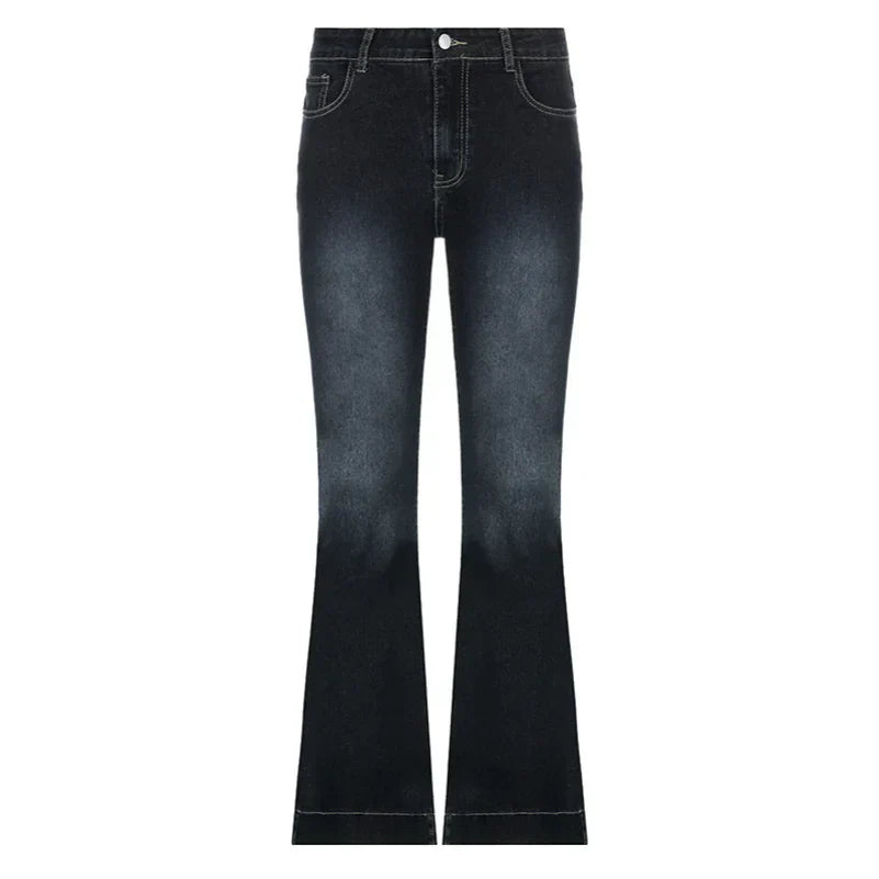 Denise | Flared Low Jeans