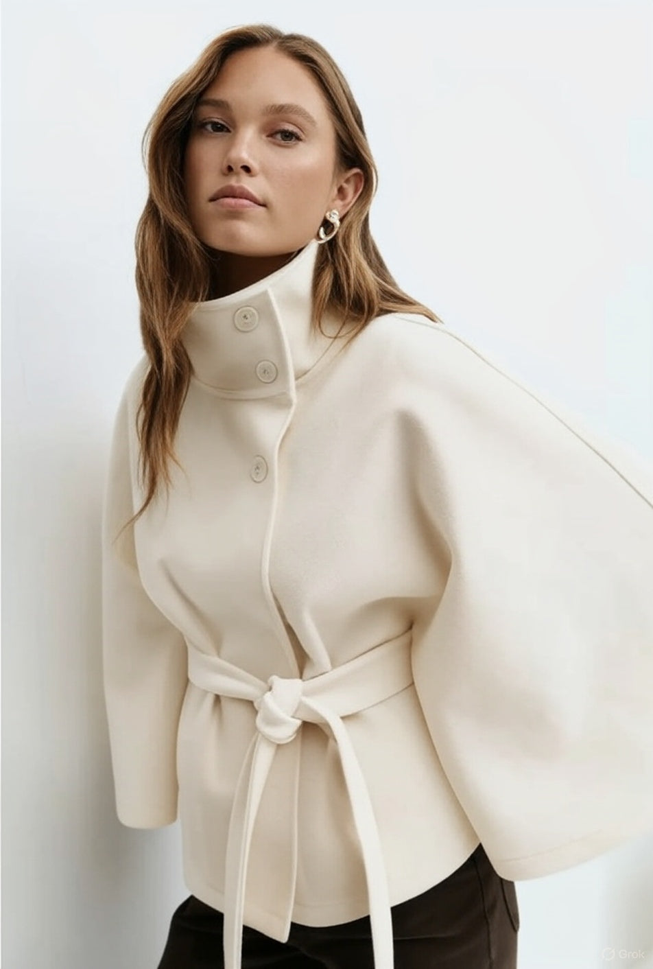 Coléa™ | Cape jacket with belt